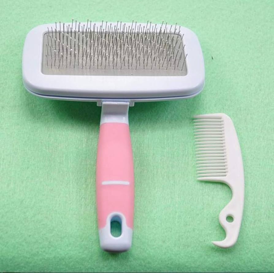 Dog cat brush with comb