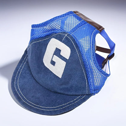 G Blue dog hat