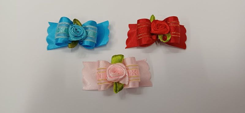 Roses dog hair clip