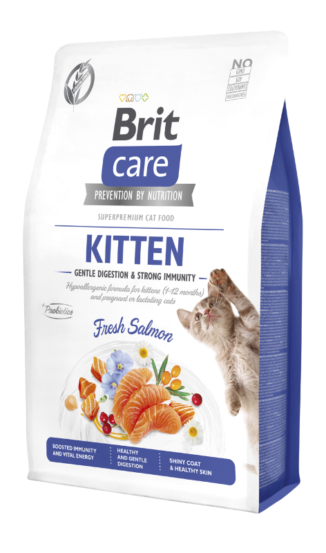 Brit Care® Cat GF Kitten Salmon Dry Cat Food