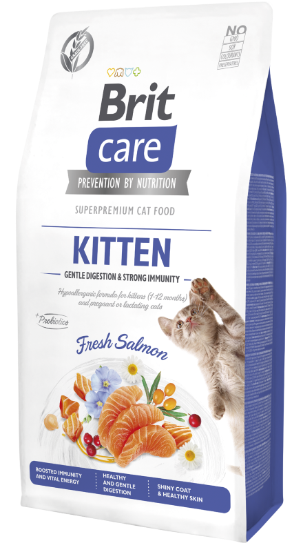 Brit Care® Cat GF Kitten Salmon Dry Cat Food