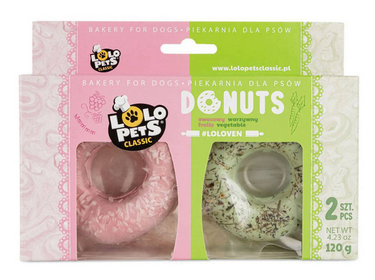 Λιχουδιά σκύλου Lolopets Donuts (120γρ)