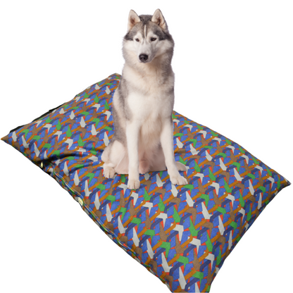 Geometry Colors SANVI cat-dog cushion