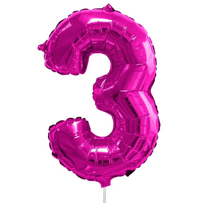 Blue &amp; PINK Numbers dog-cat birthday balloon decoration