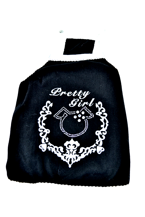 Dog clothes PRETTY GIRL black