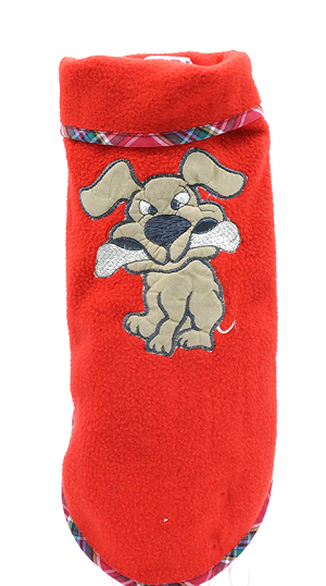 Fleece dog clothes ANGRY BONE