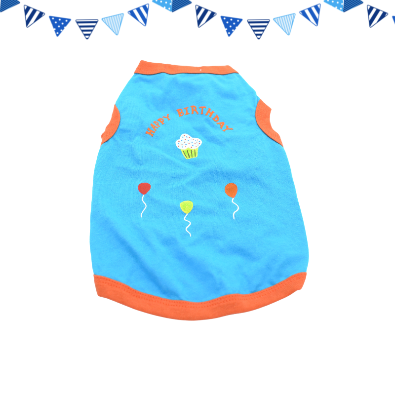 BIRTHDAY BALLOONS T-Shirt Dog Clothes