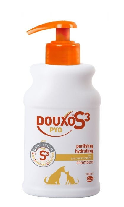 Φαρμακευτικό Σαμπουάν σκύλου γάτας Douxo S3 Pyo (200ml)