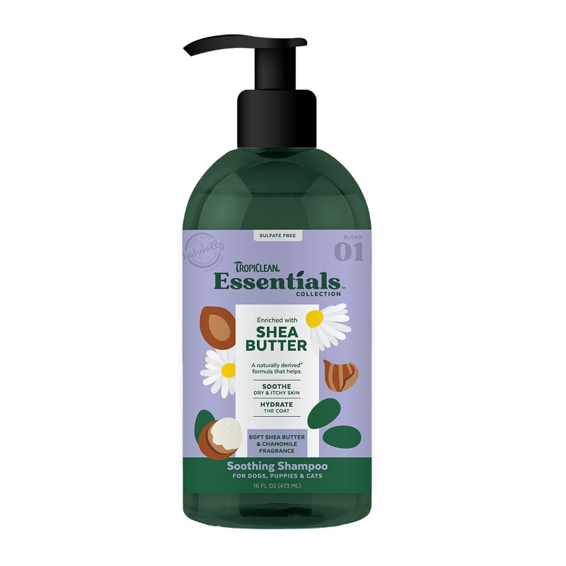 Essentials Collection Soothing Shea Butter Dog-Cat Shampoo (473ml)