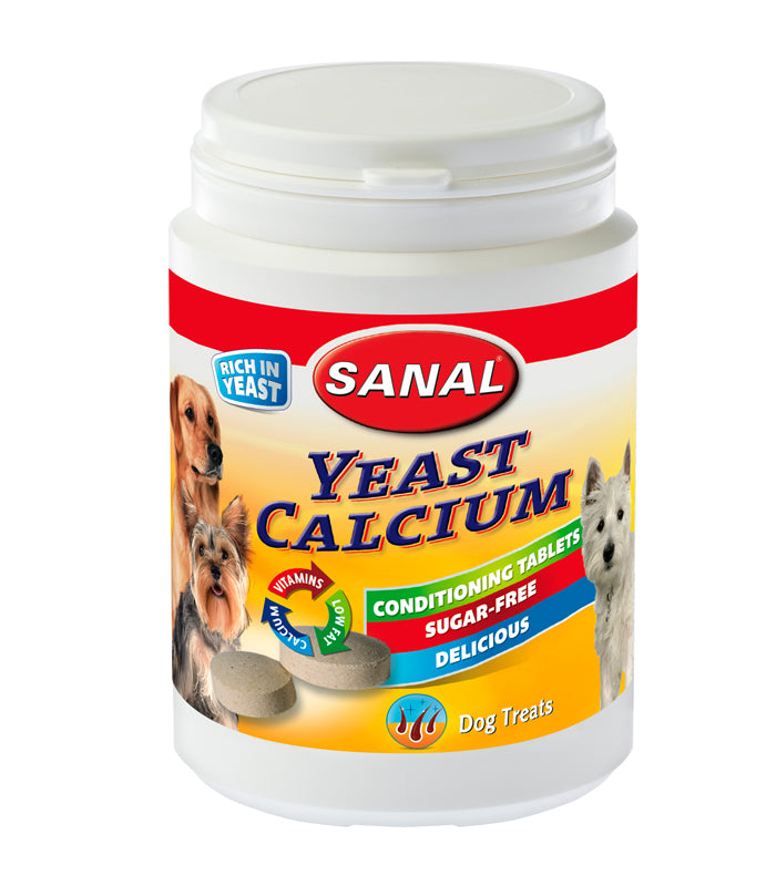 Συμπλήρωμα διατροφής σκύλου Sanal Yeast Calcium (150gr)