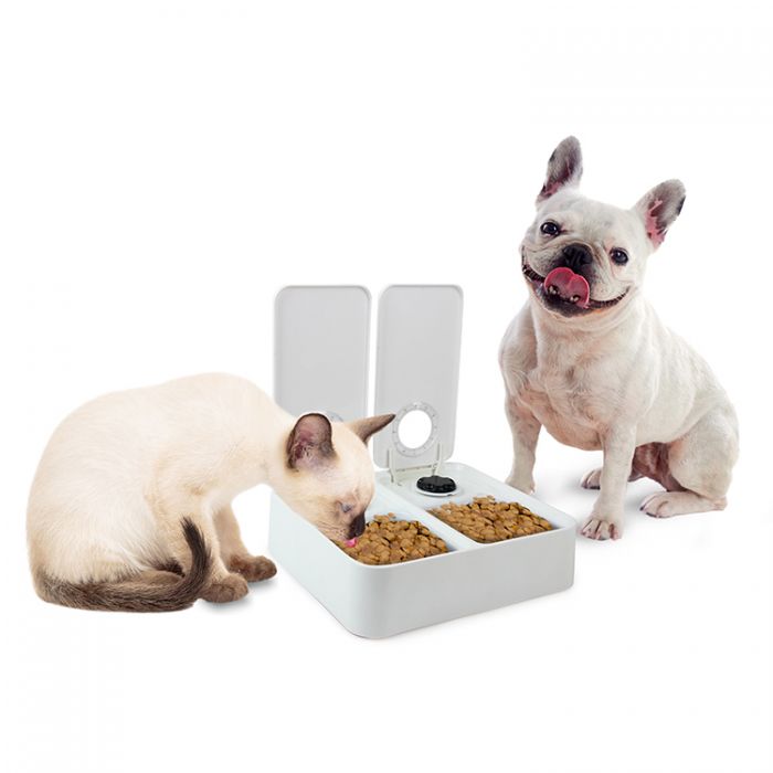 Automatic Dog-Cat Waterer-Feeder Double Timer