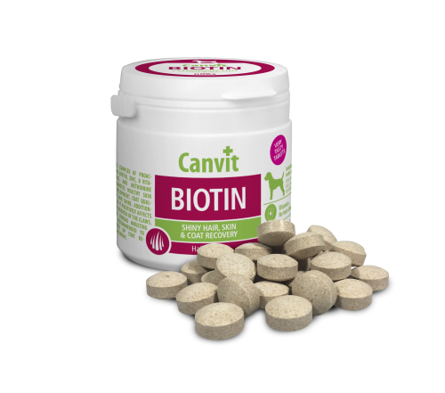 Canvit Biotin dog food supplement for the coat 