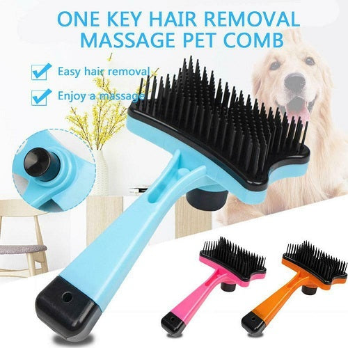 TAO self-cleaning dog-cat brush