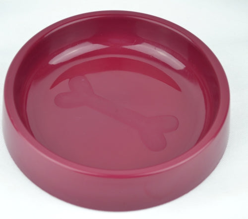 Dog Cat Bowl Plastic Bone Petouch