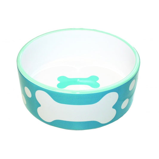 Happy Dots ceramic dog-cat bowl