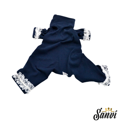 SANVI Lace &amp; Strass Onesie Dog Clothes