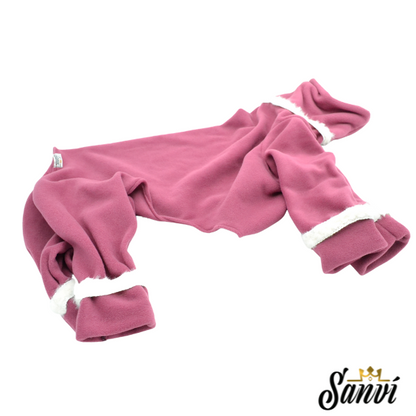 SANVI Purple bodysuit dog clothes