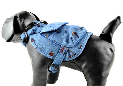 Petler Denim Dog Backpack