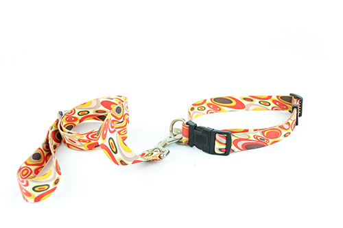 Dog collar-guide set with Petvet bullets