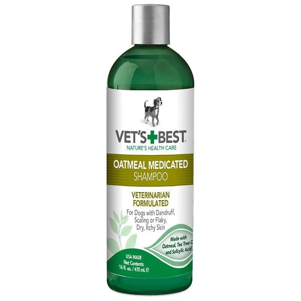 Vet's Best Oatmeal Medicated Dog Shampoo (470ml)